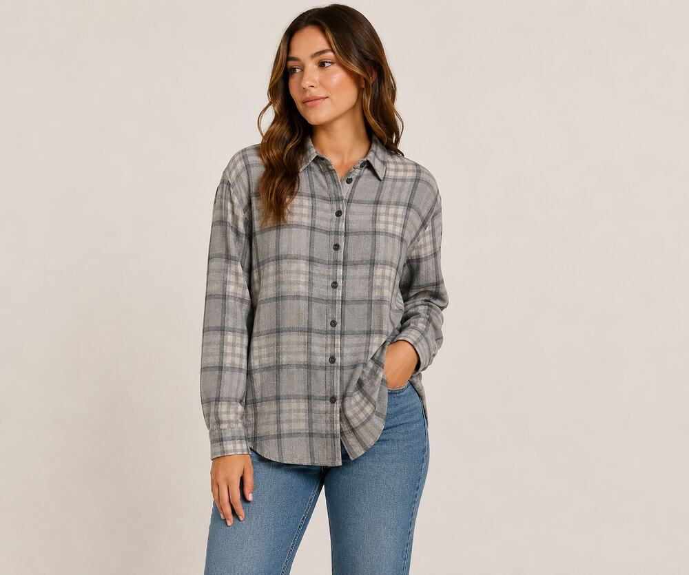 Heritage Plaid Flannel Shirt Basic Editions XXL
